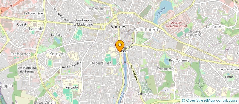 localisation de l'entreprise SCI RBI à VANNES