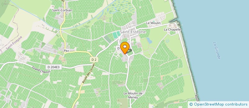 localisation de l'entreprise SCI RBIS  SAINT-ESTEPHE