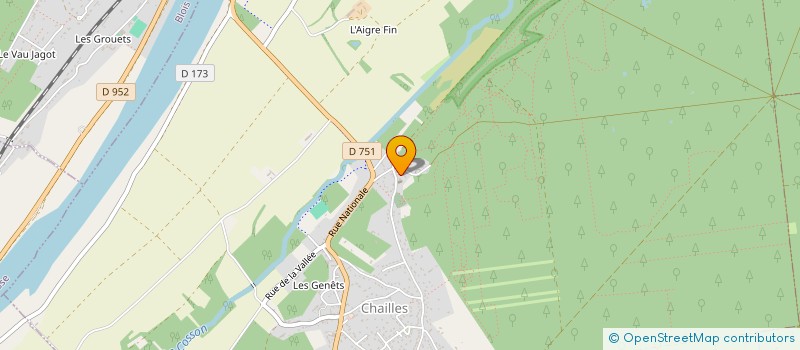 localisation de l'entreprise SCI RBL IMO  LE CONTROIS-EN-SOLOGNE