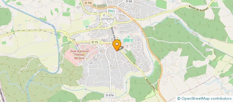 localisation de l'entreprise SCI RBM  LAMBESC