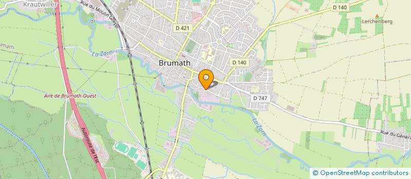 localisation de l'entreprise SCI RBM  BILWISHEIM