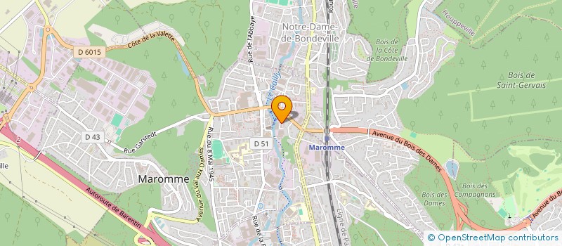 localisation de l'entreprise SCI RBM IMMO  MAROMME