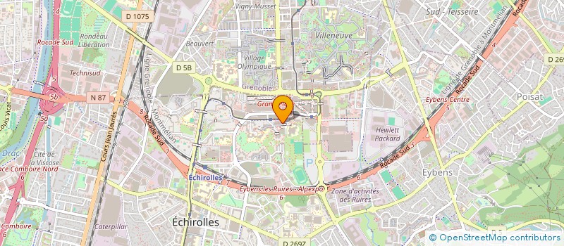localisation de l'entreprise SCI RBP à ECHIROLLES