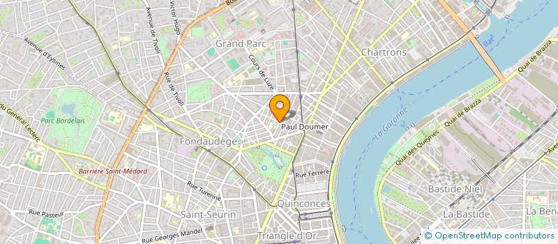 localisation de l'entreprise SCI RBR  BORDEAUX