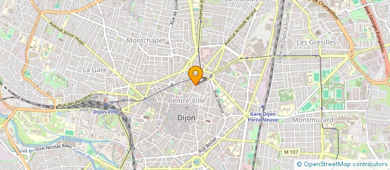 localisation de l'entreprise SCI RBRM à DIJON