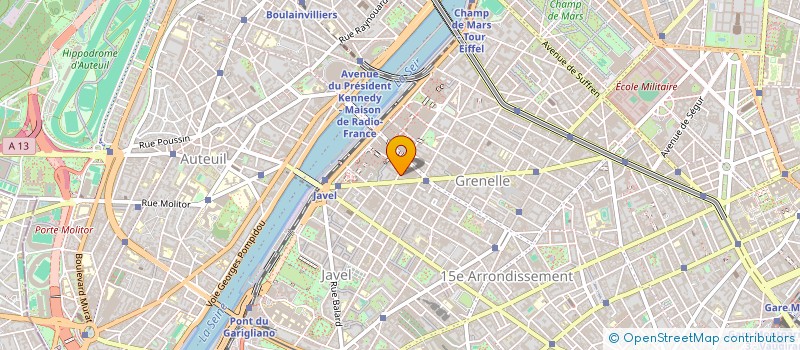 localisation de l'entreprise SCI RBS  PARIS