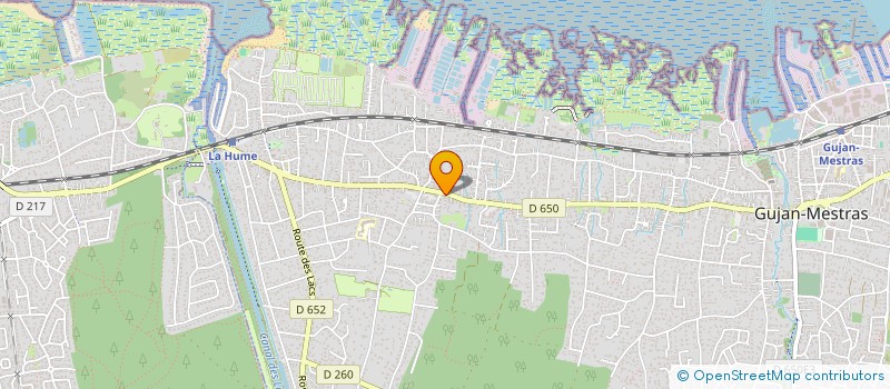 localisation de l'entreprise SCI RBV  GUJAN-MESTRAS