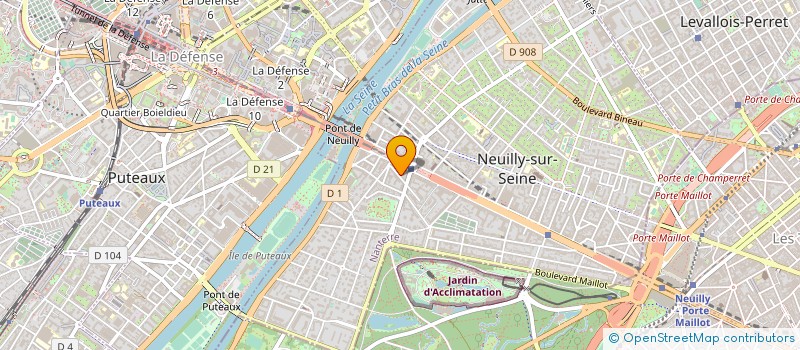 localisation de l'entreprise SCI RBX à NEUILLY-SUR-SEINE