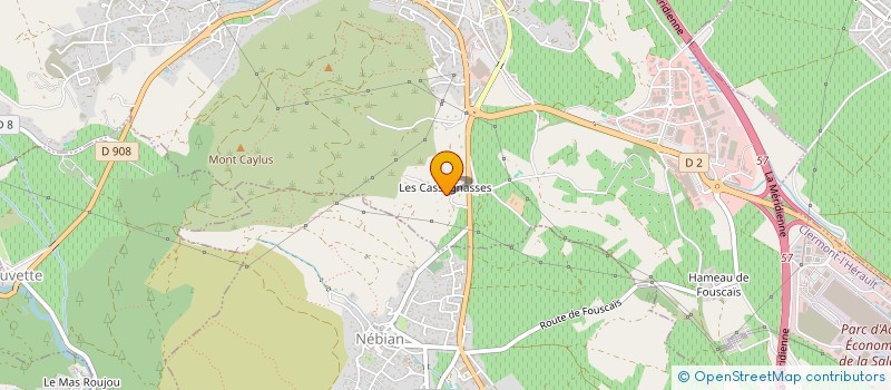 localisation de l'entreprise SCI RC 2021  CLERMONT-L'HERAULT