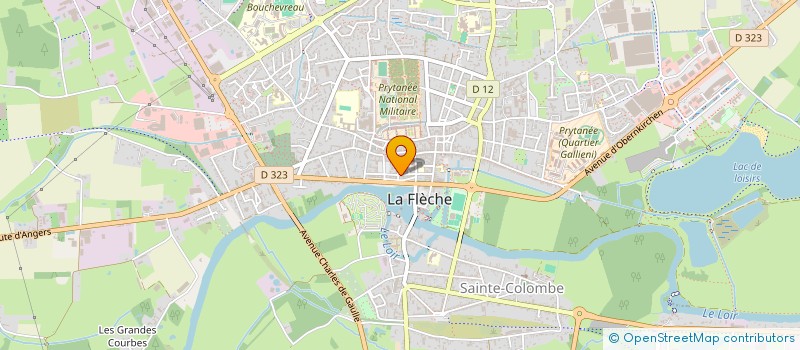 localisation de l'entreprise SCI RC  LA FLECHE