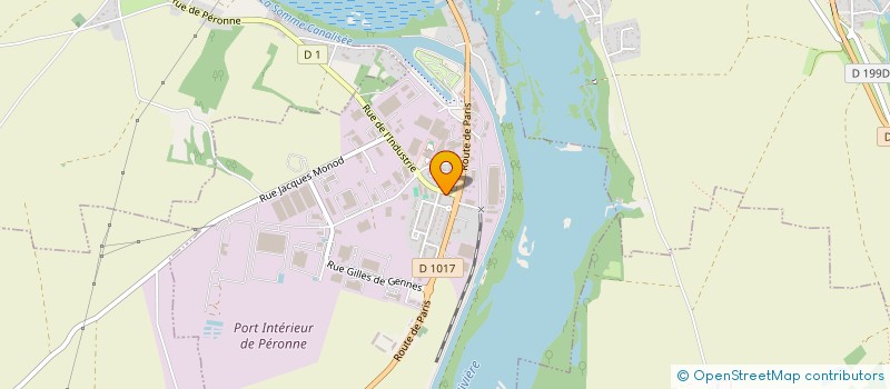 localisation de l'entreprise SCI RC. à PERONNE