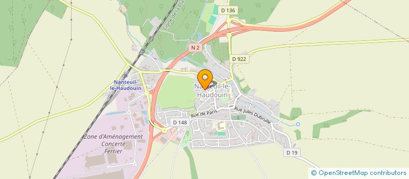 localisation de l'entreprise SCI RC  NANTEUIL-LE-HAUDOUIN