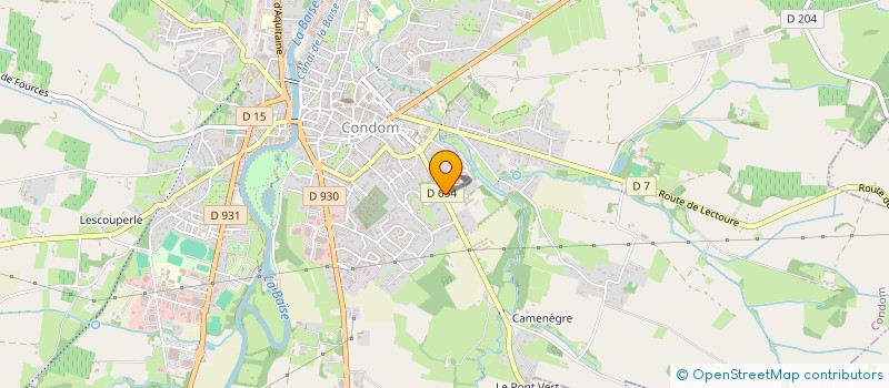 localisation de l'entreprise SCI RC BL  CONDOM