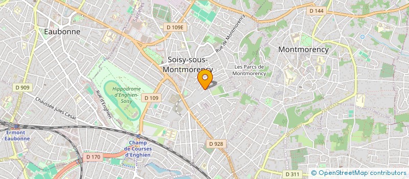 localisation de l'entreprise SCI RC COMPANY à SOISY-SOUS-MONTMORENCY