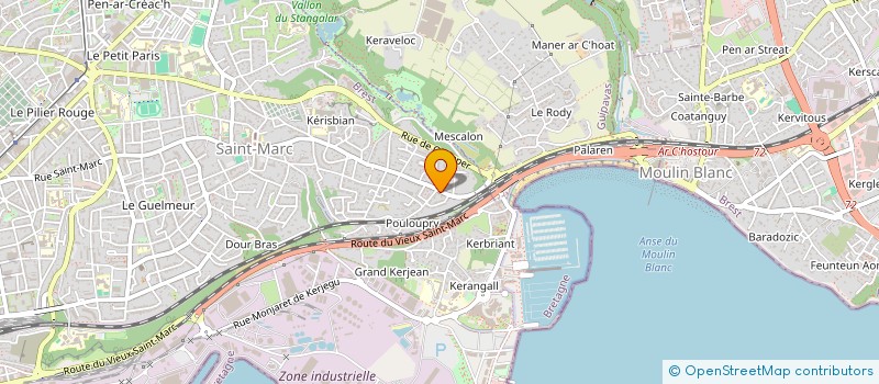 localisation de l'entreprise SCI RC FIRST  BREST