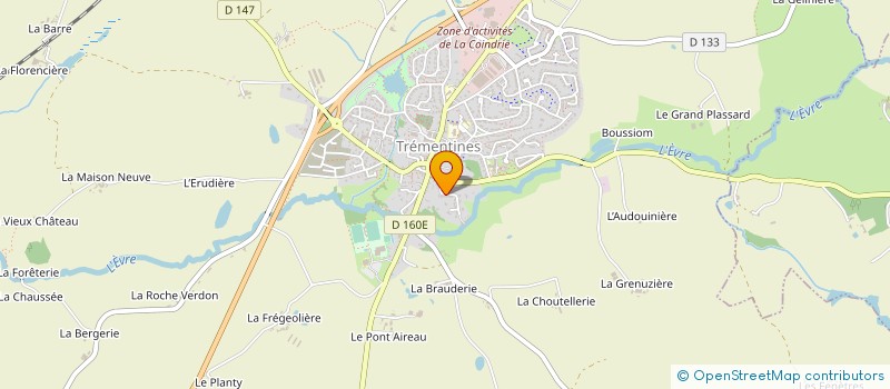 localisation de l'entreprise SCI RC IMMO  TREMENTINES