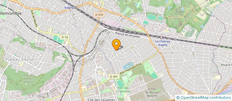 localisation de l'entreprise SCI RC IMMO à GAGNY