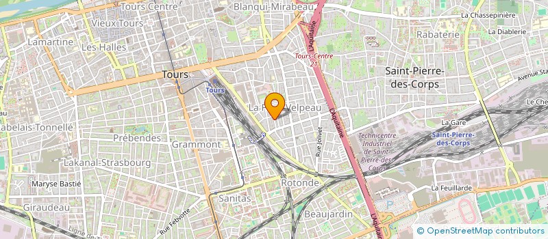 localisation de l'entreprise SCI RC IMMOBILIER 37  TOURS