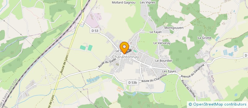 localisation de l'entreprise SCI RC JCDKO  CHARANTONNAY