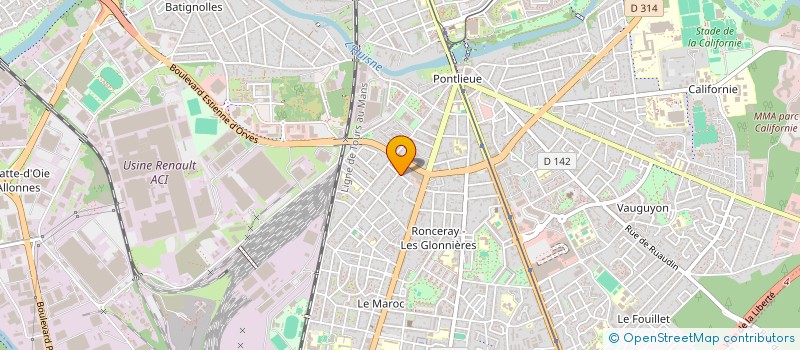 localisation de l'entreprise SCI RC PATRIMOINE  LE MANS