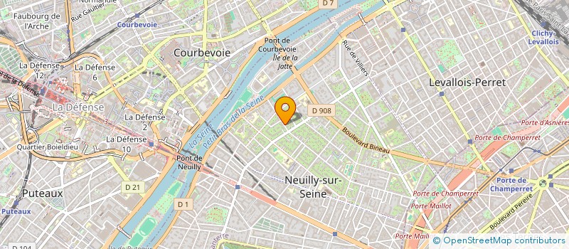 localisation de l'entreprise SCI RC PERRONET à NEUILLY-SUR-SEINE