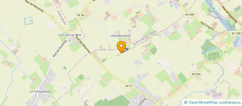 localisation de l'entreprise SCI RC1  VERLINGHEM