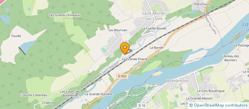 localisation de l'entreprise SCI RC2A  COTEAUX-SUR-LOIRE