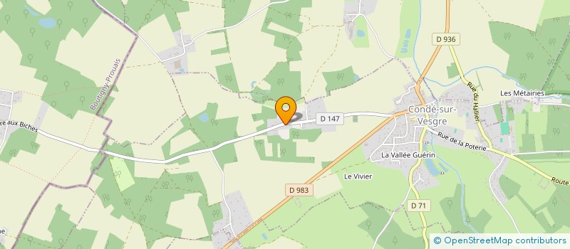 localisation de l'entreprise SCI RC4  CONDE-SUR-VESGRE