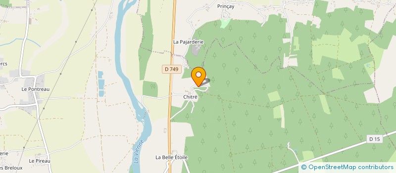 localisation de l'entreprise SCI RCA LES VARENNES  VOUNEUIL-SUR-VIENNE