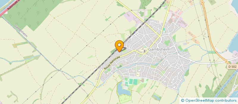 localisation de l'entreprise SCI RCAND  GAMBSHEIM
