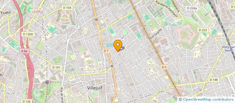 localisation de l'entreprise SCI RCB FAMILY à VILLEJUIF