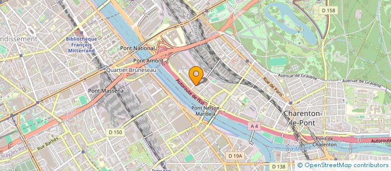 localisation de l'entreprise SCI RCBY  CHARENTON-LE-PONT