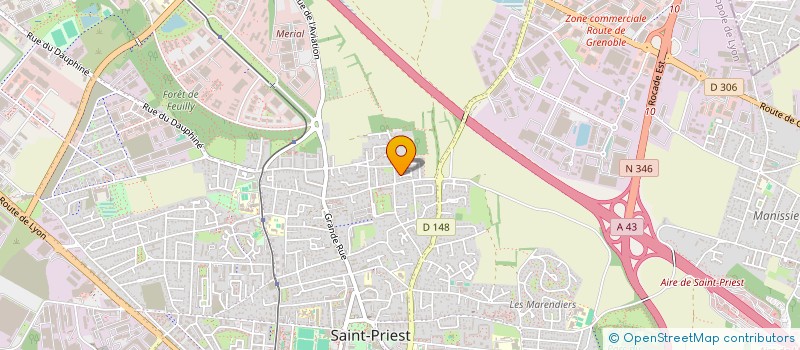 localisation de l'entreprise SCI RCCBT IMMO  SAINT-PRIEST