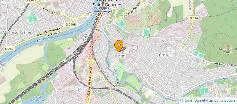 localisation de l'entreprise SCI RCCO  CROSNE