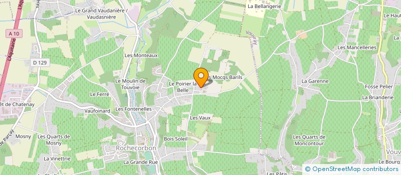 localisation de l'entreprise SCI RCD à ROCHECORBON