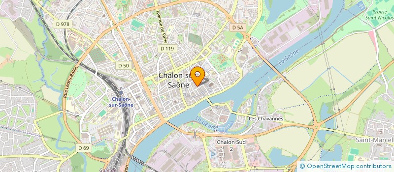 localisation de l'entreprise SCI RCD à CHALON-SUR-SAONE