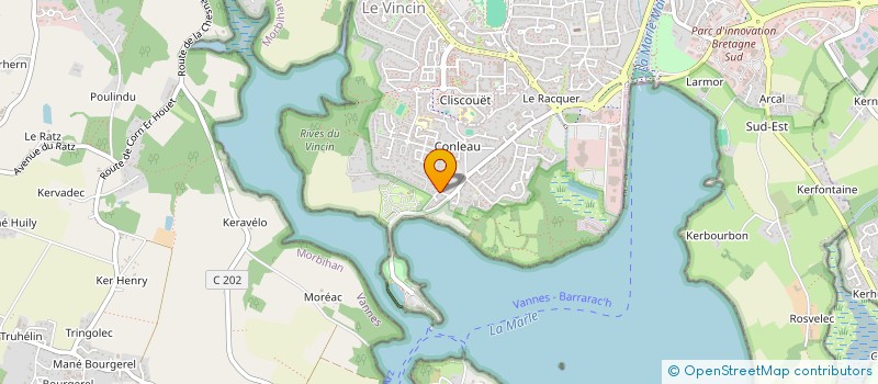 localisation de l'entreprise SCI RCE à VANNES