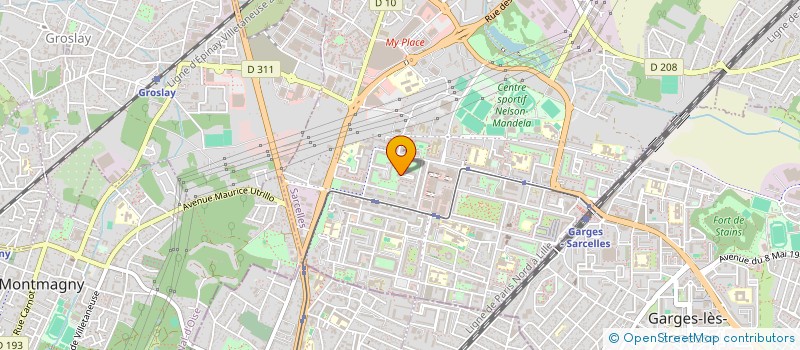 localisation de l'entreprise SCI RCE à SARCELLES