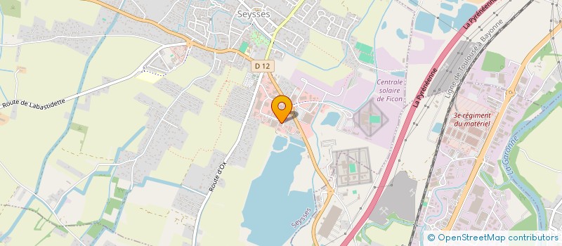 localisation de l'entreprise SCI RCF 1  MURET