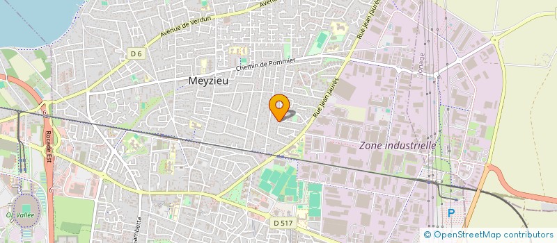 localisation de l'entreprise SCI RCF  MEYZIEU