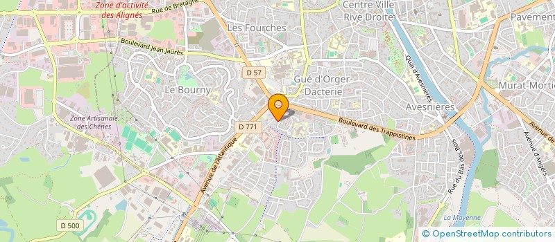 localisation de l'entreprise SCI RCF BOISSEL à LAVAL