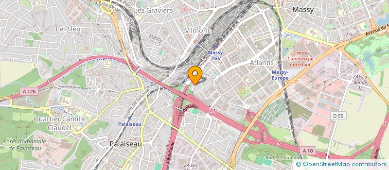localisation de l'entreprise SCI RCFM à PALAISEAU