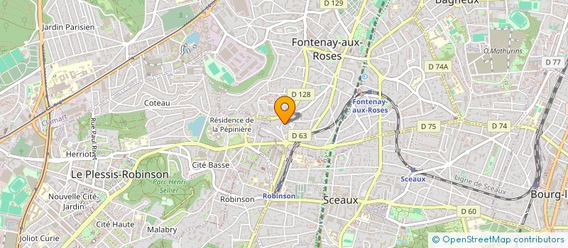 localisation de l'entreprise SCI RCG  FONTENAY-AUX-ROSES