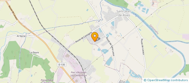 localisation de l'entreprise SCI RCGMA à SAINT-JEAN-DE-RIVES