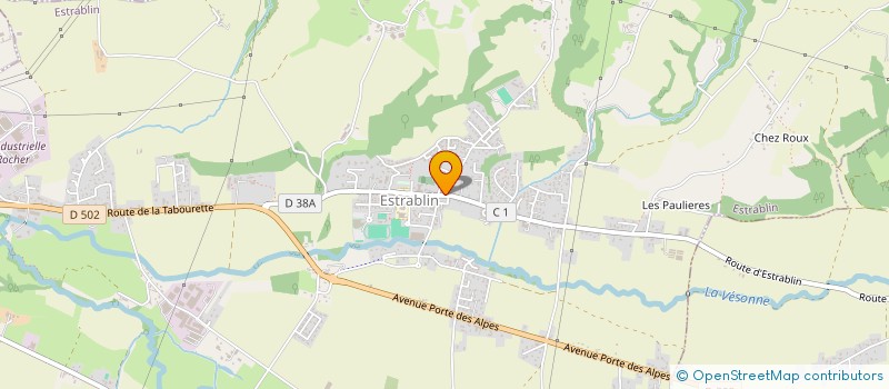 localisation de l'entreprise SCI RCH IMMO  ESTRABLIN