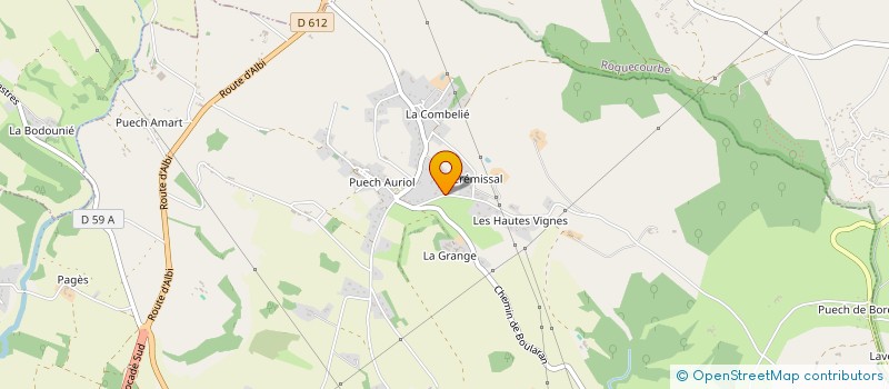 localisation de l'entreprise SCI RCJS  CASTRES