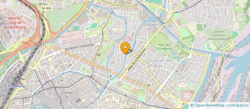 localisation de l'entreprise SCI RCL  STRASBOURG