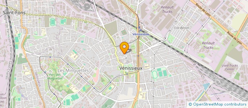 localisation de l'entreprise SCI RCLPC  VENISSIEUX