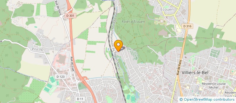 localisation de l'entreprise SCI RCM IMMO à SARCELLES