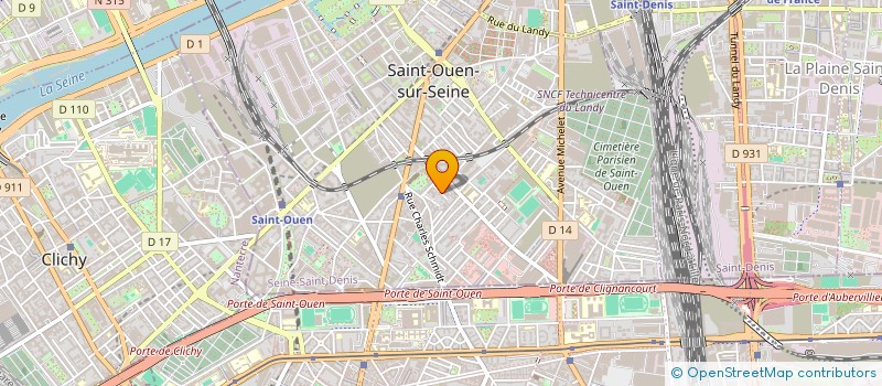 localisation de l'entreprise SCI RCMB  SAINT-OUEN-SUR-SEINE